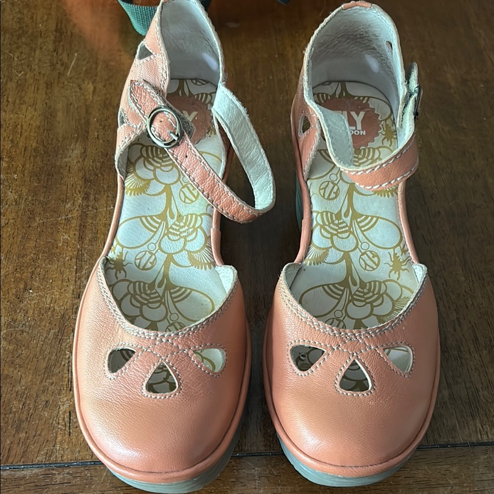 Fly London Peach Espadrilles